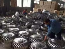 無動(dòng)力風(fēng)機(jī)車間實(shí)拍